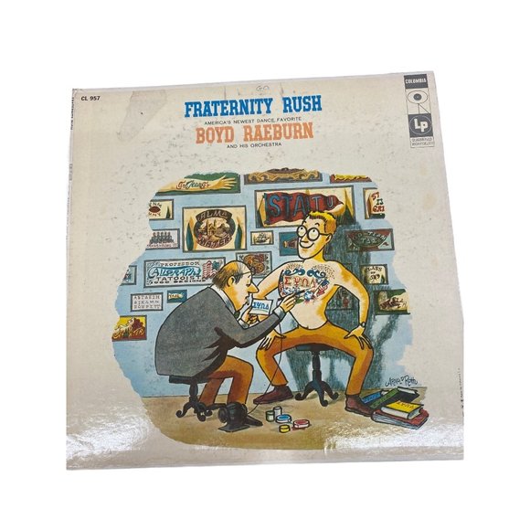Vintage Fraternity Rush Boyd Raeburn vinyl record